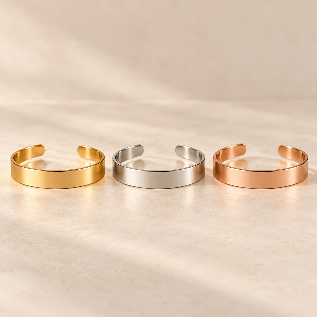 Céleste Armreif in Gold, Silber und Roségold